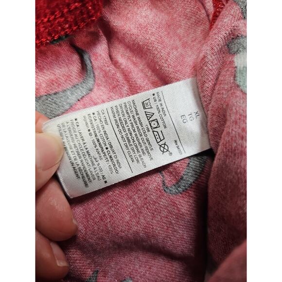 Old Navy Pajama Pants Mens XL Christmas T Rex Santa Hat - Picture 5 of 7